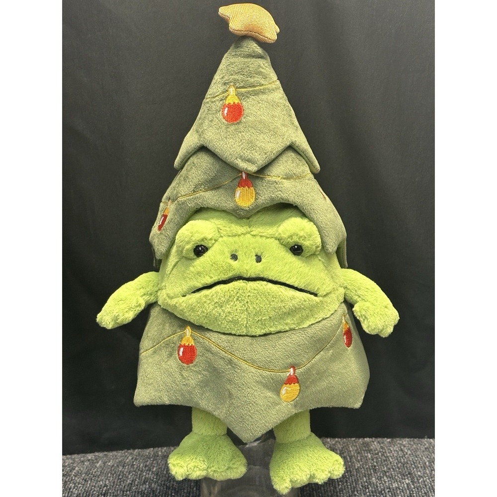 Jellycat Christmas Tree Ricky Rain Frog - NWT New w Tags - Holiday - Authentic - Picture 2 of 14